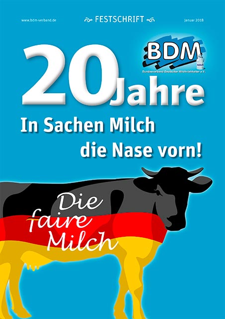 Titelblatt der Festschrift "20 Jahre BDM"