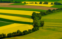 Landschaft von oben